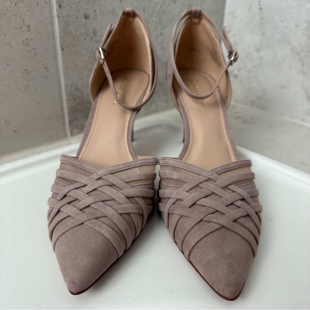 Essex Lane Women’s Suede Heels Size 9.5 - Picture 4 of 14